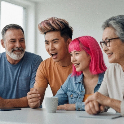 Influencer engaging with followers on social media