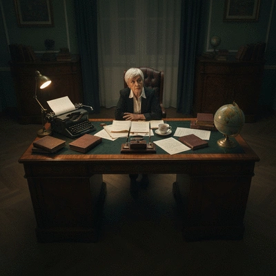 Person analyzing social media trends on a computer with charts and graphs